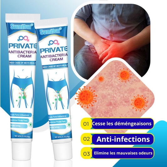 Crème Antibactérienne Intime – Homme & Femme